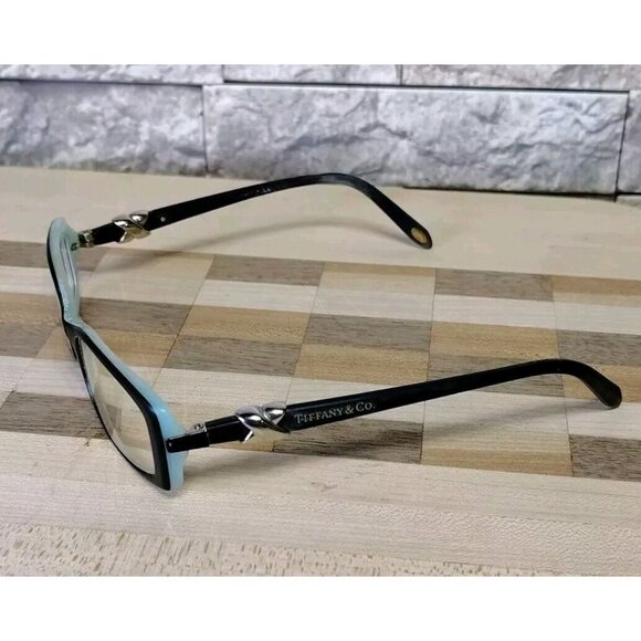 Tiffany & Co. Square Black Knot Eyeglasses Optical Frame - Picture 1 of 13